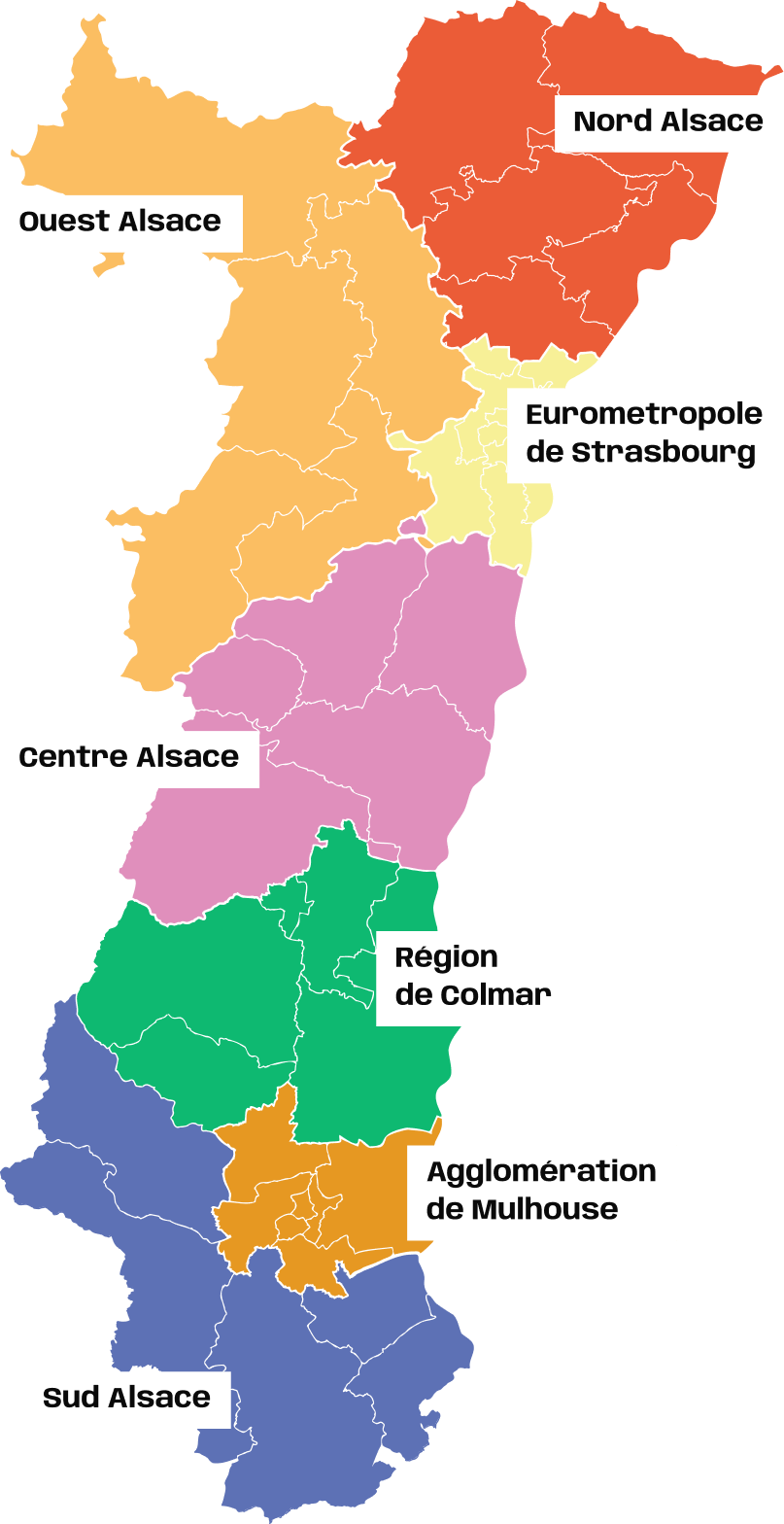 Carte d'Alsace